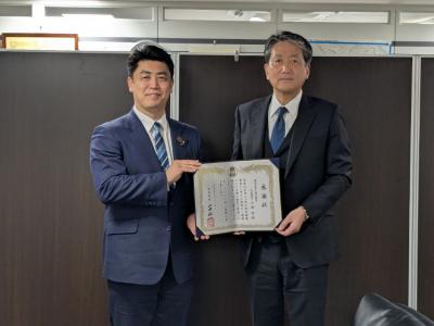 感謝状贈呈式(戸田不動産)
