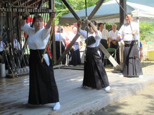 小原地区弓道大会1