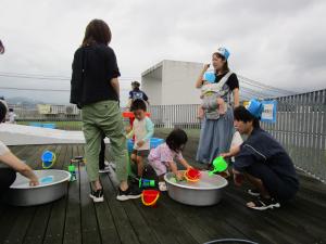 夏遊び会屋上