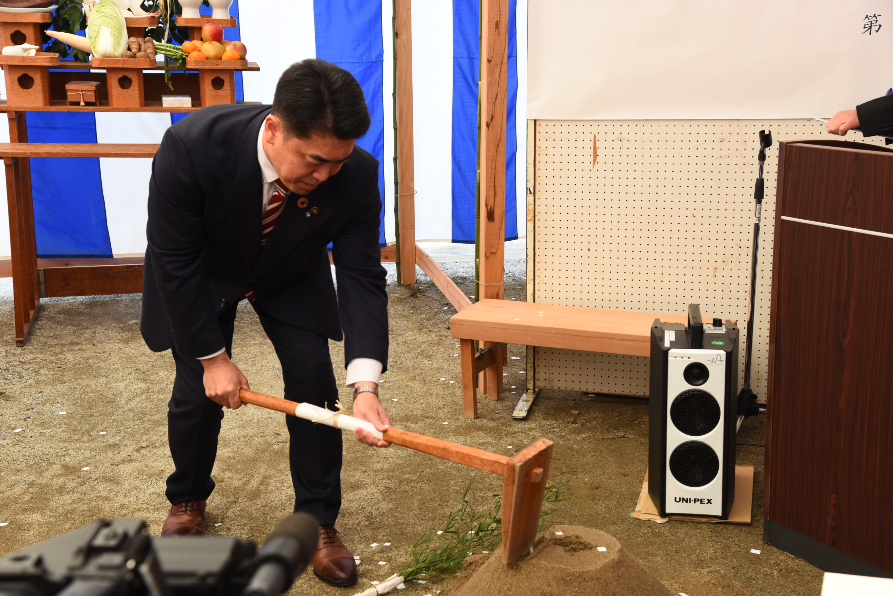 起工式の様子